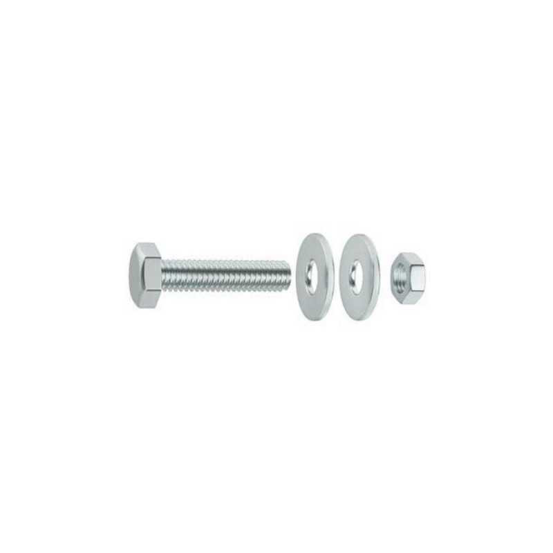  Lot de 6 boulons tête 6 pans acier zingué l.25  Standers  - Sanifer Tamatave