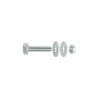  Lot de 2 boulons tête 6 pans acier zingué l.40 x diamètre 10 mm  Standers  - Sanifer Tamatave