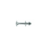  Lot de 4boulons tête ronde et cou carré acier zingué l.40 x diamètre 8 mm  Standers  - Sanifer Tamatave