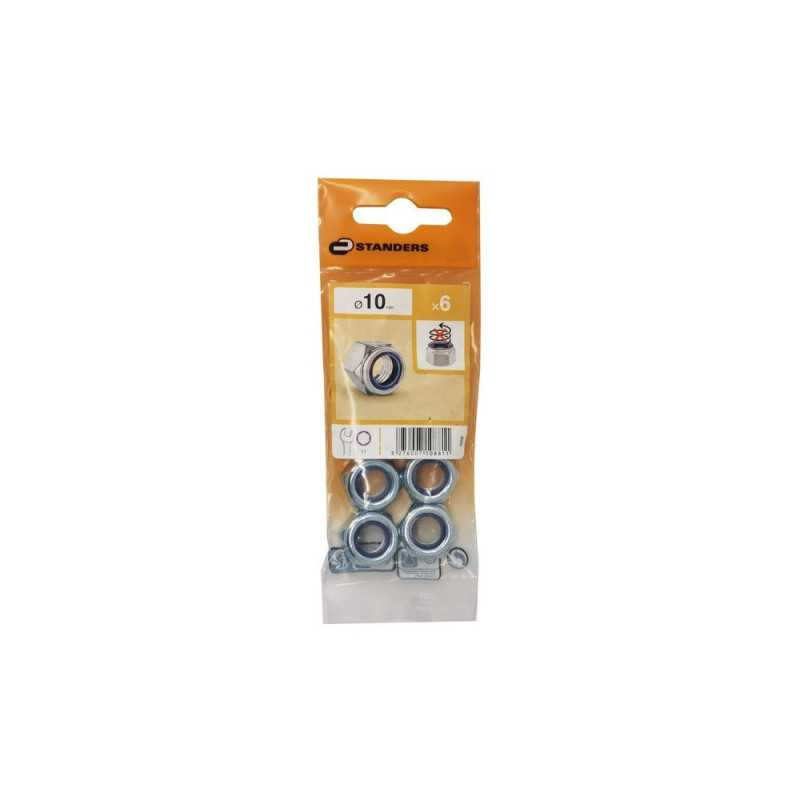  Lot de 6 écrous 6 pans acier  Standers  - Sanifer Tamatave