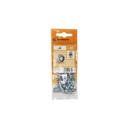  Lot de 30 écrous 6 pans acier diamètre 5 mm  Standers  - Sanifer Tamatave
