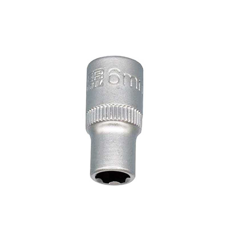  Douille 6 pans 1-4 en chrome vanadium diamètre  6 mm Dexter  - Sanifer Tamatave