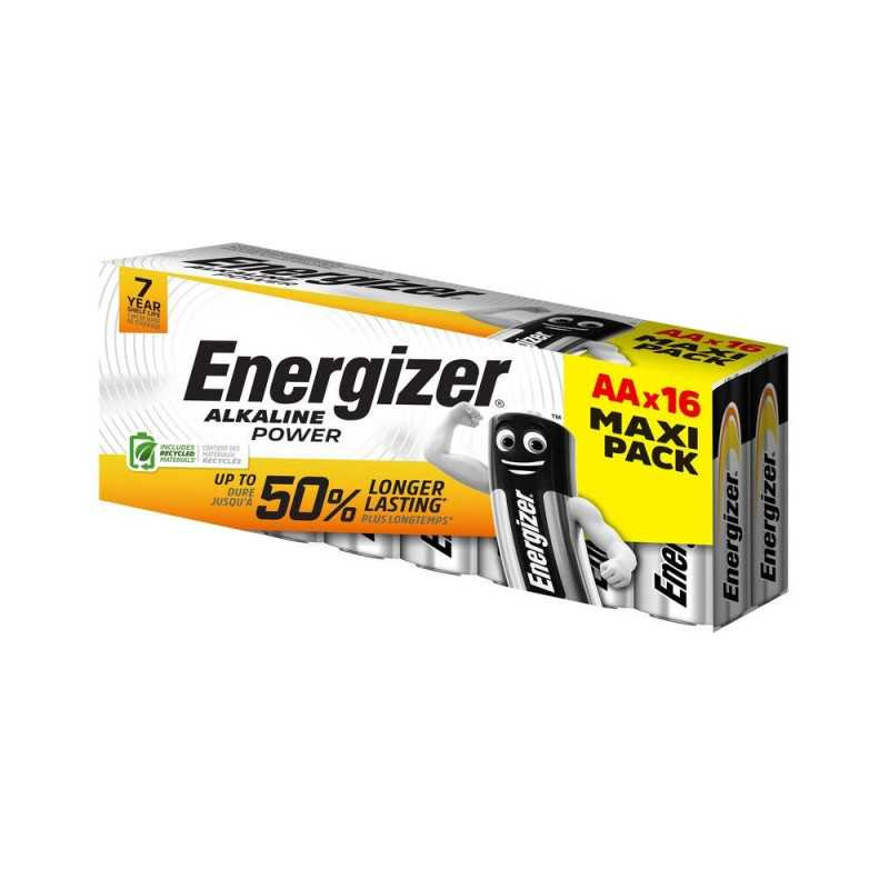  Lot de 16 piles alcaline lr6 aa power energizer  - Sanifer Tamatave