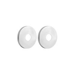  Lot de 2 rosaces basses inizio 20 x 27 chromées regards international  - Sanifer Tamatave