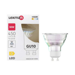  Ampoule led réflecteur gu10 450lm 50w blanc neutre LEXMAN - Sanifer Tamatave
