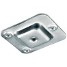 Plaque de montage acier à visser x h 67 mm x l 58 mm  - Sanifer Tamatave