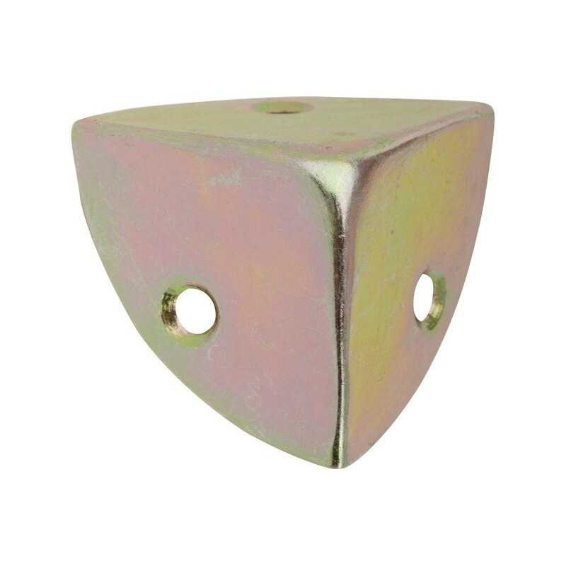 Coin de valise à visser acier zingué  l 28 mm HETTICH - Sanifer Tamatave