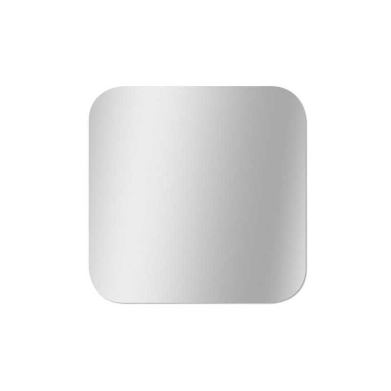 Miroir 40x40 cm coins arrondis bords polis épaisseur 3mm  - Sanifer Tamatave