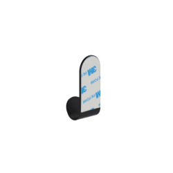  Patère 1 tête black 0 basic  - Sanifer Tamatave