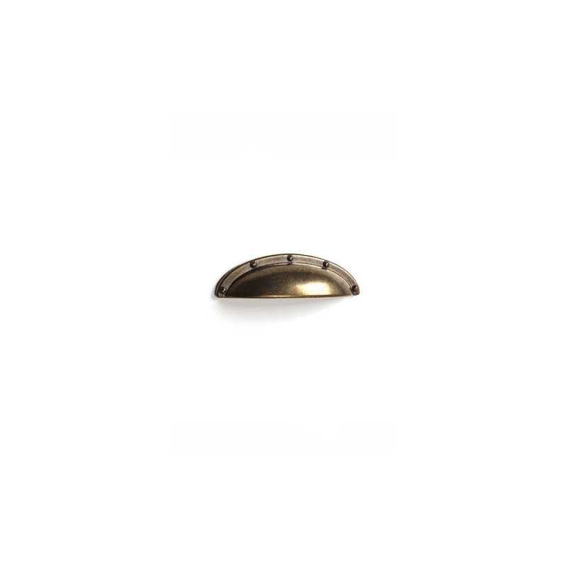  Lot de 4 poignées de meuble entraxe 64 mm zamak vieilli  - Sanifer Tamatave