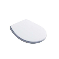  Abattant déclipsable frein de chute plastique thermodur click & clean blanc  - Sanifer Tamatave