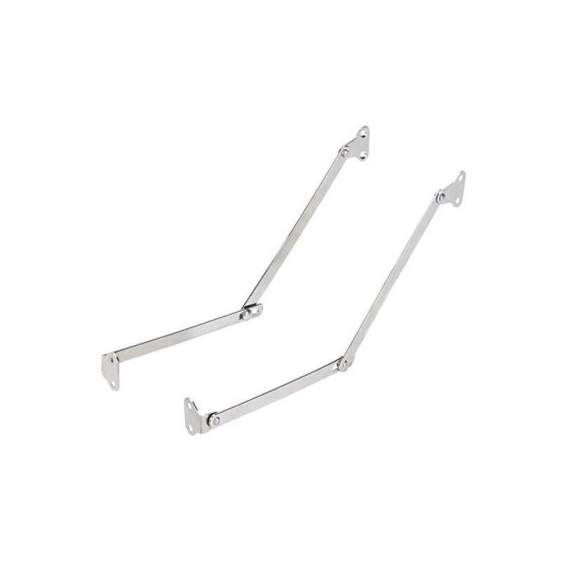  Lot de 2 compas d'abattant pour porte de meuble l 250 mm HETTICH - Sanifer Tamatave