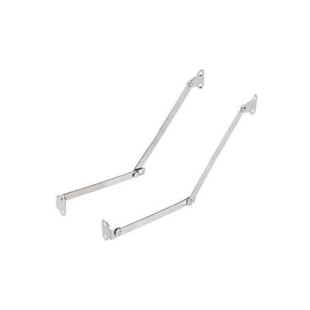  Lot de 2 compas d'abattant pour porte de meuble l 250 mm HETTICH - Sanifer Tamatave