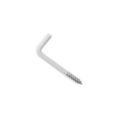  Lot de 20 gonds à visser acier epoxy blanc diamètre 2.5 x l.25 mm  Standers  - Sanifer Tamatave