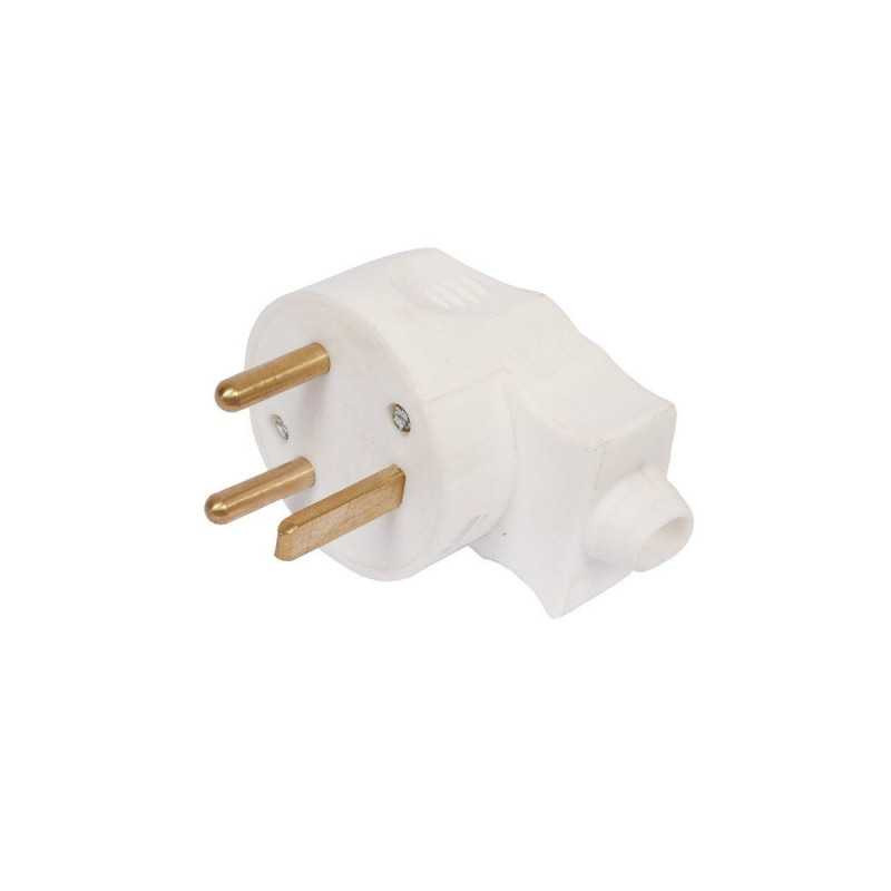  Fiche électrique mâle 2 pôles + terre 20 a debflex  - Sanifer Tamatave