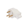  Fiche électrique mâle 2 pôles + terre 20 a debflex  - Sanifer Tamatave