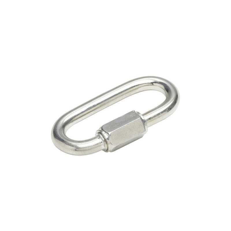  Maillon rapide acier zingué l.90 x l.40.5 x ep.10 mm Standers  - Sanifer Tamatave