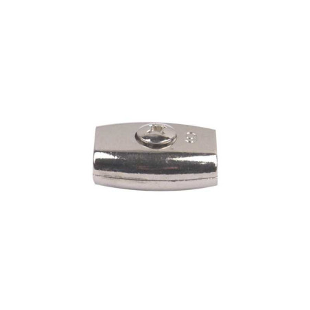  Lot de 2 serre-cordes zamak diamètre 2 x l.22 x l.15 mm Standers  - Sanifer Tamatave