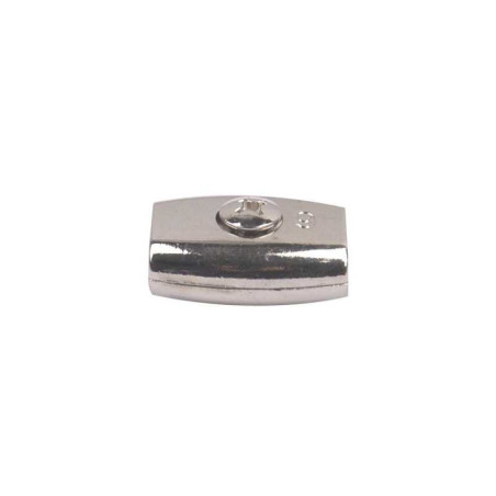  Lot de 2 serre-cordes zamak zingué diamètre 6 x l.34 x l.25 mm Standers  - Sanifer Tamatave