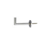  Lot de 2 gonds en métal chromé l 8 cm  - Sanifer Tamatave