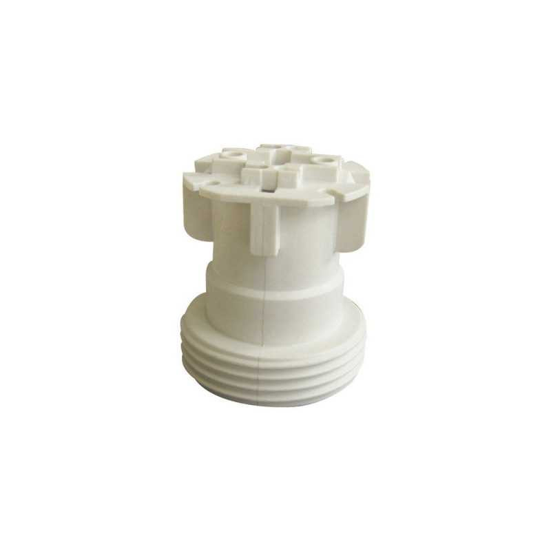  Douille test E27 en plastique beige 100 w TIBELEC - Sanifer Tamatave