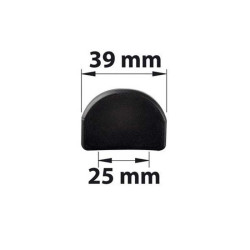  Lot de 2 protecteurs de butée plastique plastifié h 35 x l 40 x p 6 mm  - Sanifer Tamatave