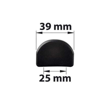  Lot de 2 protecteurs de butée plastique plastifié h 35 x l 40 x p 6 mm  - Sanifer Tamatave