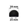  Lot de 2 protecteurs de butée plastique plastifié h 35 x l 40 x p 6 mm  - Sanifer Tamatave