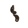 Support d'espagnolette acier prépeint h 90 x l 50 x p 35 mm  - Sanifer Tamatave