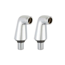  Lot de 2 colonnettes luxe gris mâle - mâle 15 x 21-20 x 27 mm regards international  - Sanifer Tamatave