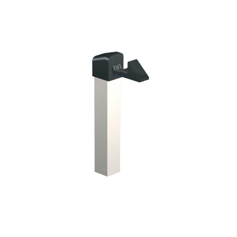  Arrêt aluminium laqué h 380 x l 45 x p 138 mm  - Sanifer Tamatave