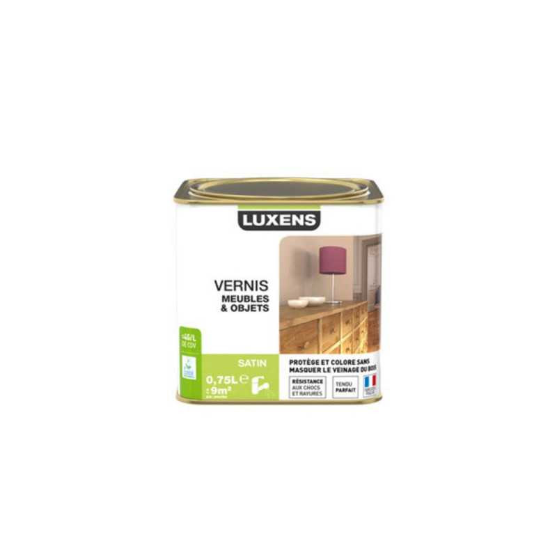  Vernis pour meubles et objets satin noyer 750 ml  - Sanifer Tamatave