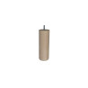  Pied de lit - sommier cylindrique fixe hê tre brut blanc - beige - naturels 20cm  - Sanifer Tamatave