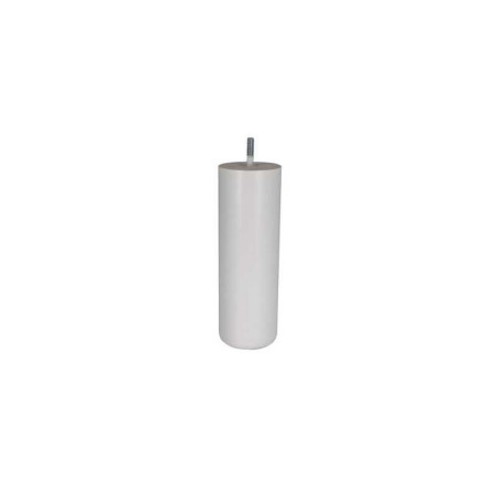  Pied lit - sommier cylindrique fixe hê tre laqué blanc  - Sanifer Tamatave
