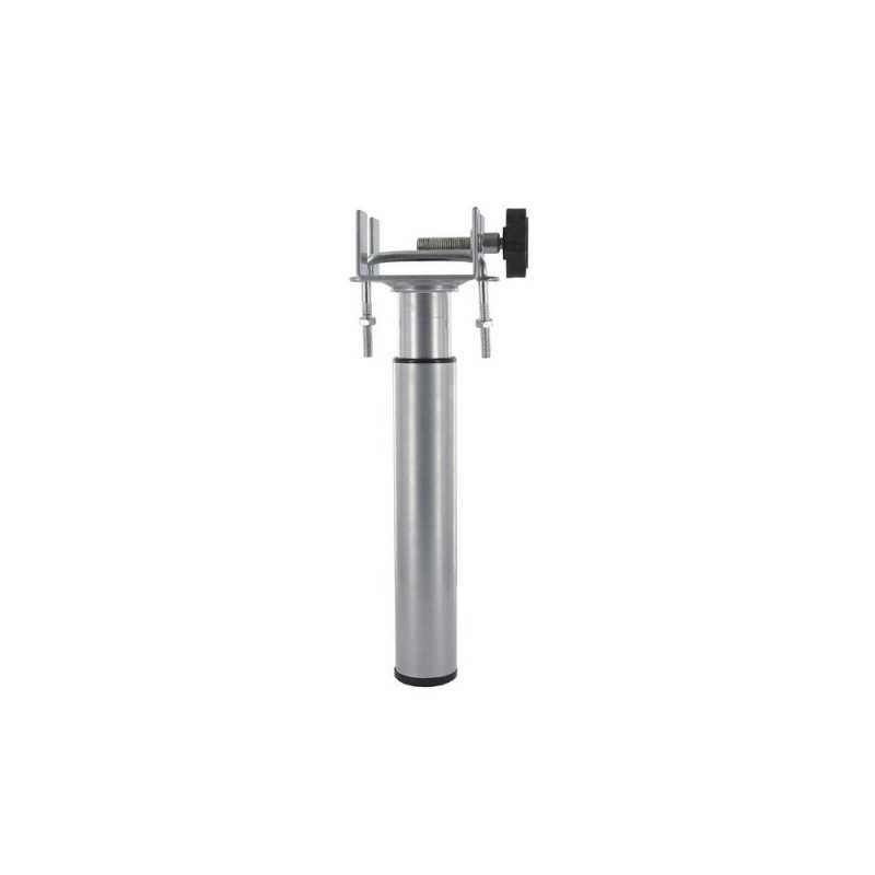  Pied de lit - sommier cylindrique réglable acier époxy gris de 17 à 25 cm  - Sanifer Tamatave