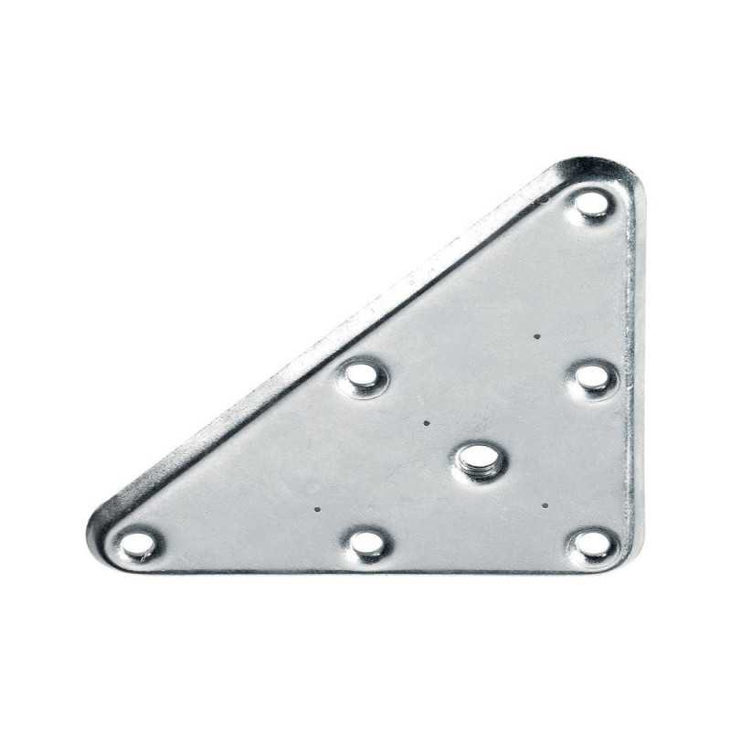  Plaque de montage triangulaire métal à visser h 140 x l 80 mm  - Sanifer Tamatave