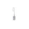  Verrou baïonnette acier zingué h 200 x l 60 x p 20 mm  - Sanifer Tamatave