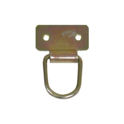  Lot de 2 anneaux de tirage acier zingué h 60 x l 40 x p 12 mm  - Sanifer Tamatave