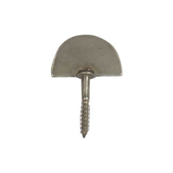  Butée de fermeture à visser inox brossé h 60 x l 40 x p 10 mm  - Sanifer Tamatave