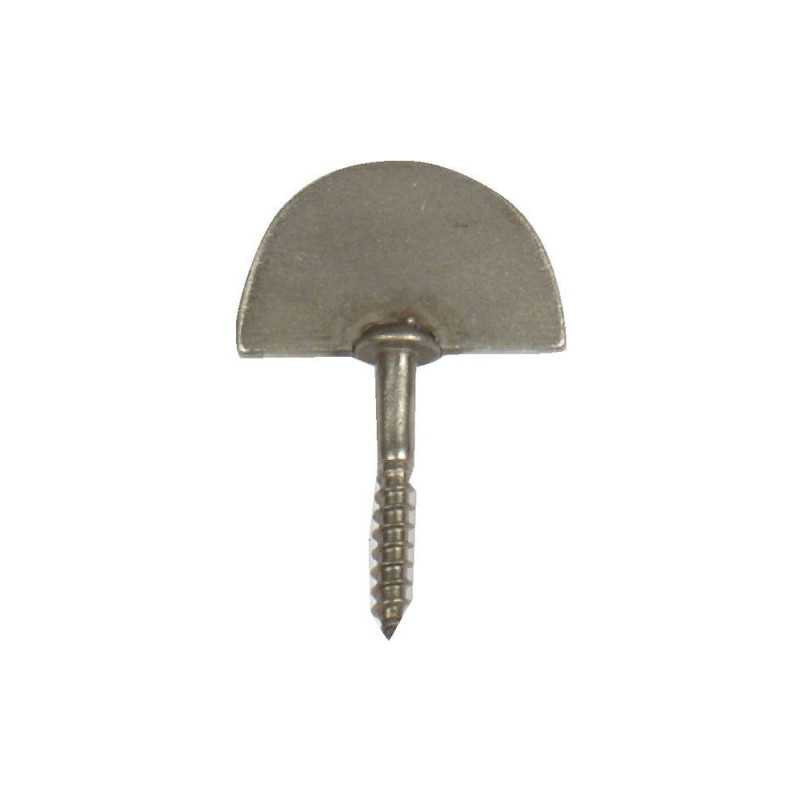  Butée de fermeture à visser inox brossé h 60 x l 40 x p 10 mm  - Sanifer Tamatave