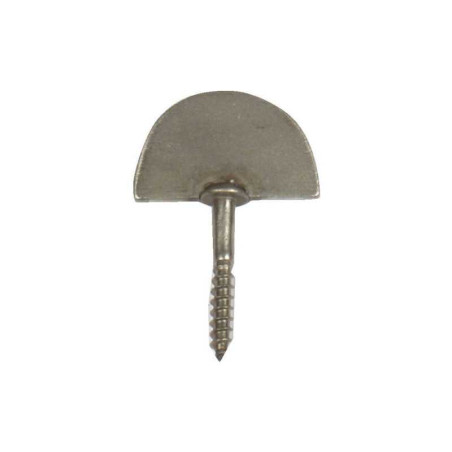  Butée de fermeture à visser inox brossé h 60 x l 40 x p 10 mm  - Sanifer Tamatave