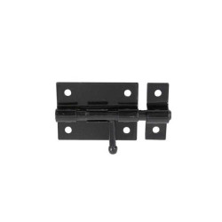  Verrou à levier verrou de box + gâche diamètre 14 mm afbat acier peint noir  - Sanifer Tamatave