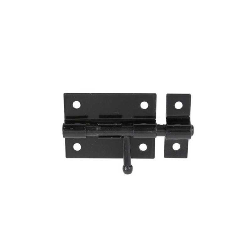  Verrou à levier verrou de box + gâche diamètre 14 mm afbat acier peint noir  - Sanifer Tamatave