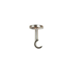  Lot de 2 supports tringle à rideau kali 20 mm argent satiné  Inspire  - Sanifer Tamatave