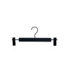  cintre pantalon et jupe SPACEO bois noir, H.11.3 x l.34 x P.1.2 cm  - Sanifer Tamatave