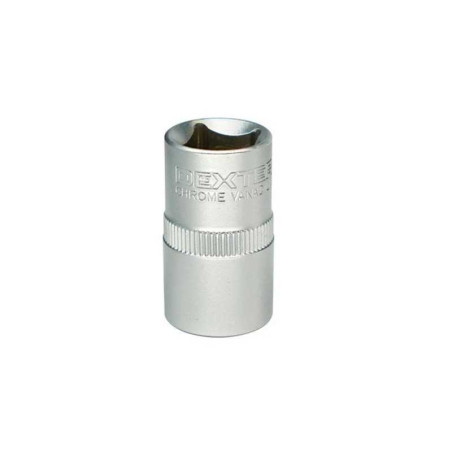  Douille 6 pans 1-2 en chrome vanadium diamètre  16 mm Dexter  - Sanifer Tamatave