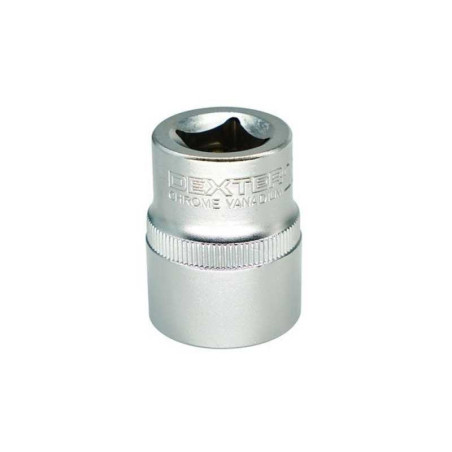  Douille 6 pans 1-2 en chrome vanadium diamètre  22 mm Dexter  - Sanifer Tamatave
