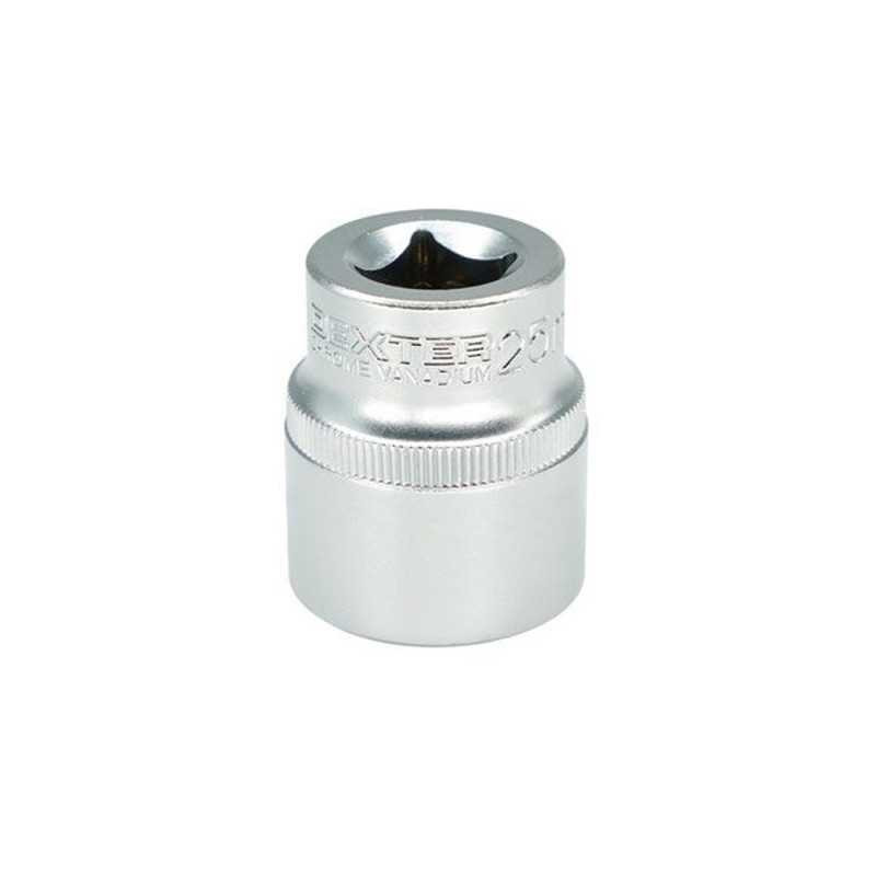  Douille 6 pans 1-2 en chrome vanadium diamètre  25 mm Dexter  - Sanifer Tamatave