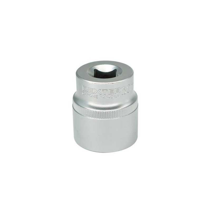  Douille 6 pans 1-2 en chrome vanadium diamètre  30 mm Dexter  - Sanifer Tamatave