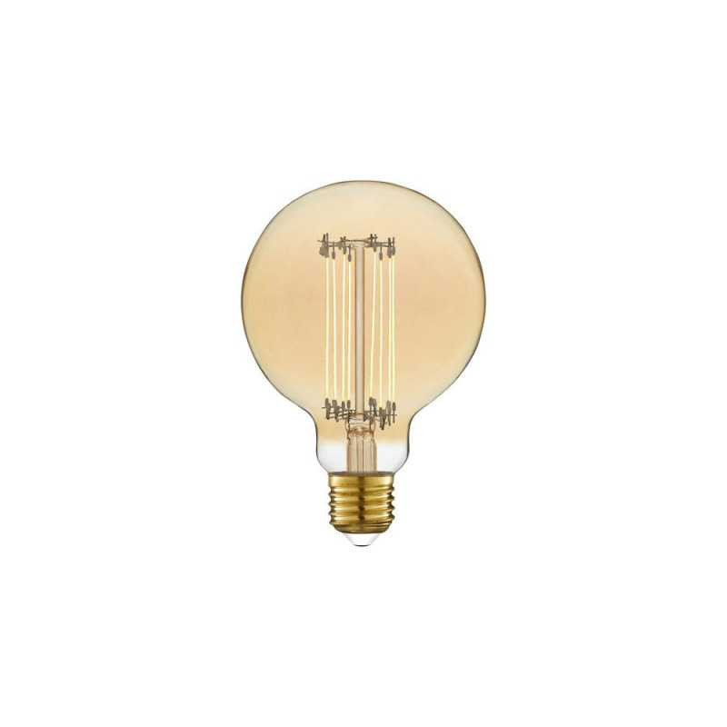  Ampoule décorative led à  filament ambré globe 95 mm E27 5 8 w  - Sanifer Tamatave